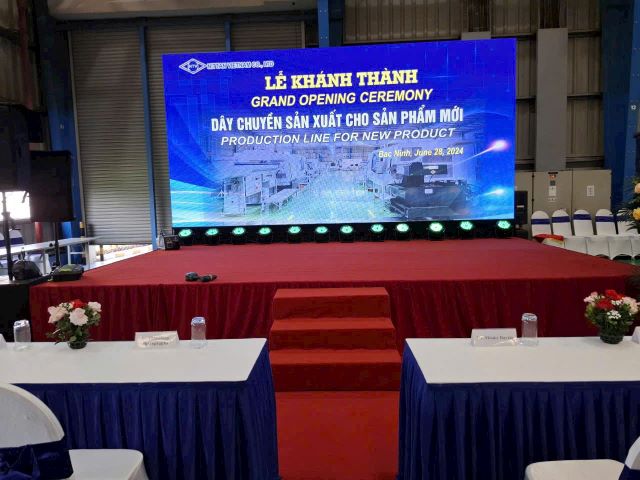 Le khanh thanh Day chuyen san xuat cho Du an SMC va du an dien nang luong mat troi